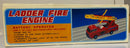 Classic Battery-Powered Bump & Go Ladder Fire Engine Toy Truck with Original Box