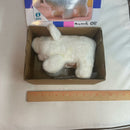 VTG 1986 Pudgey the  Piglet Battery Operated Plush Walking Pig Toy  New Open Box
