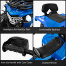 12V Electric Blue ATV Quad for Kids with MP3 and Dual Speed Options