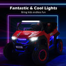 12V Dual-Seat Electric UTV for Kids with Suspension, Lights, and Music