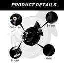 2 Pack High-Volume Waterproof Snail Electric Horn, 12V 300DB Tone