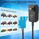 12V Battery Charger for Peg Perego Ride-On Toys