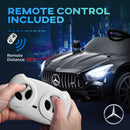 12V Licensed Mercedes-Benz AMG GTR Ride-On Car for Kids with Remote Control, Black