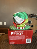 Hip Hop Christmas Frog by Gemmy - Green and Red, Rare Edition Singing Jolly Old St. Nicholas