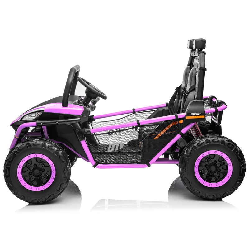 24V Electric Kids Ride-On UTV Truck with 2 Seats, 4WD and Remote Control, 4x80W Motors