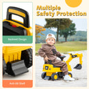 Caterpillar Kids Ride-On Excavator with Swiveling Digging Bucket and Storage