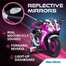 Chic 6V Illuminated Electric Motorcycle for Kids - Enjoyable Ride-On, Capacity 65 lbs