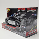 Maxx Action Police Vehicle with Lights, Sounds, and Friction Motor Rubber Tires