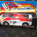 Vintage Battery-Operated Lancia Banking Toy Car No. 798W from the 1970s Hong Kong