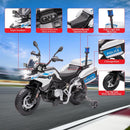 12V Battery-Powered Ride-On Motorcycle for Kids with Training Wheels and 3 Speed Options