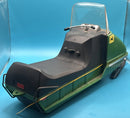 Vintage Normatt Battery Operated John Deere Sled Snowmobile *Read