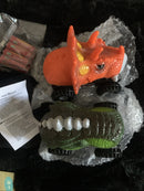 Dinosaur-Themed Vehicle Toys with Dual Battery-Operated Lights and Sounds