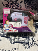 SINGER Pink and Purple Chainstitch Toy Sewing Machine for Ages 8 and Up A2214WM