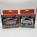 Lionel Wooden Railway Luminous Dome Car & Clatter Coal Car
