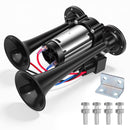 Dual Trumpet Air Horn, Enhanced 12V 150DB Ultra Loud Horn for Trucks