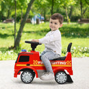 Costzon Red Fire Truck Ride-On Car for Kids Aged 18-36 Months