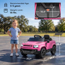 12V Licensed Pink Land Rover Ride-On Car with Suspension and Remote Control