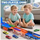 Dinosaur Adventure Track Set for Boys Aged 3-6 with Car and Truck Toys