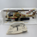 1990s Atlas AF28 Plastic Helicopter Toy with Light-Up Features and Rotating Action