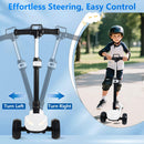 Illuminated Electric Scooter for Children 3-12 Years, Spacious Deck, 3 Height Settings