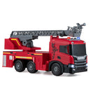 Scania Fire Truck Toy with Sound Effects, Lights, and Retractable Ladder