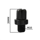 M10 Brake Cable Handle Lever Adjustment Screws in Black and Silver