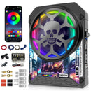 2026 Enhanced 1600W 10" Slim Under Seat Powered Car Subwoofer