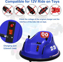 Kid-Friendly 12V Battery Charger for Electric Cars - Overload Protection Certified