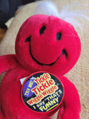 Wiggly Red Giggle Plush Toy from the 90s