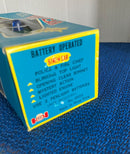 Vintage SIL Toys Battery Operated Police Car Made In Hong Kong works IOB