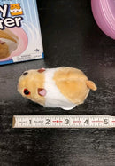 Joyful Plush Hamster Toy with Motion-Activated Rolling Ball