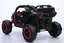 24V Black Electric UTV Ride-On Car for Kids with 400W Motor and Remote Control