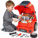 Engaging Truck Engine Playset with Detachable Parts - Lights and Sounds for Ages 3-5