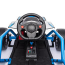24V 400W Children's Electric Drift Go-Kart with Roll Cage, Safety Harness, and Bluetooth