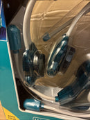 Vibrant Teal 2-Channel Headset Walkie Talkies for Instant Communication