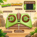 Dinosaur Remote Control Cars for Kids Ages 3-5, 12 Fun Features in One Toy
