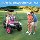 LIGIANT 24V 4-Person Kids Golf Cart Ride-On Car for Older Kids