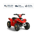 Red 6V Electric Quad ATV for Kids - 4-Wheel Ride-On Toy