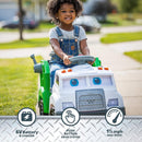 Real Rigs 6V Battery-Powered Recycling Truck for Toddlers