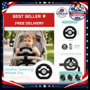 Detachable Fun Steering Wheel for Strollers and Carts