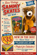 Musical Bear Sammy Skates in Original Packaging