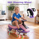 Flashy Ride-On Car with Lights and Sound System