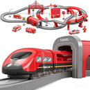 104-Piece Electric Train Set with Tracks for Kids Aged 3-7