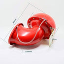 Powerful 150db Red Metal Bull Horn Loudspeaker for 12V Trucks and Cars