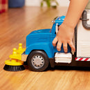 Brightly Colored Cleaning Truck Toy for Kids - Lights & Sounds Fun