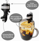 HMC Boat Motor Coffee Mixer - Wind-Up Novelty Mini Mixer