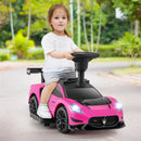 Maserati Licensed Kids Foot-to-Floor Push Car with Horn