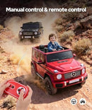 Mercedes Benz G-Class G500 SUV Ride-On Toy for Older Kids - 2 Seater, Red