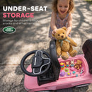 Convertible Ride-On Push Car, Official Land Rover Discovery, Pink