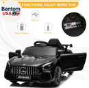 Mercedes Benz AMG GTR 12V Kids Electric Ride-On Car, Black